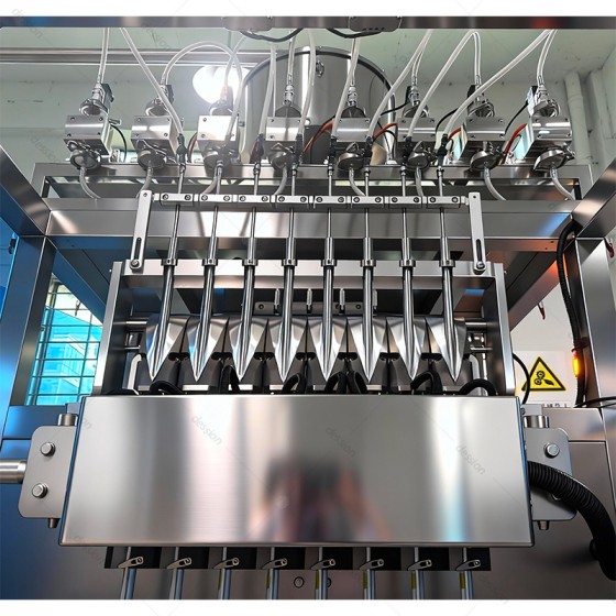 Multi-Lane Energy Gel Stick Pack Machine with Anti-Dripping Liquid Pump